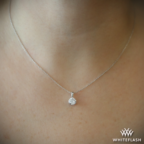 ThreeProng Timeless Diamond Pendant 7637